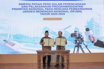 Bappenas dan Dewan Pers bersinergi mengkuatkan ekosistem media massa