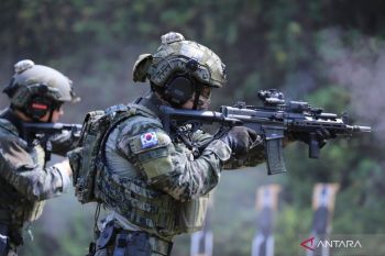 Indonesian marines conduct shooting drill with US, Japan, South Korea