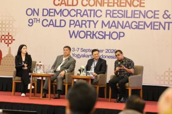 Andi Widjajanto paparkan dinamika demokrasi Indonesia di Forum CALD 2026