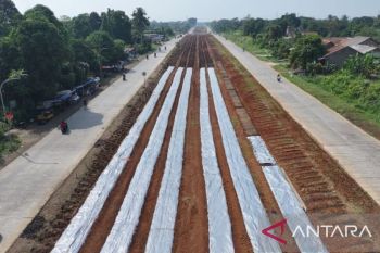 TNI-Pemkab Bogor manfaatkan median Jalan Bomang untuk dukung ketahanan pangan