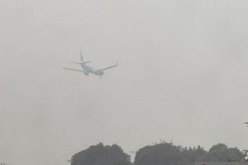Kabut asap ganggu penerbangan di Bandara Supadio-Pontianak