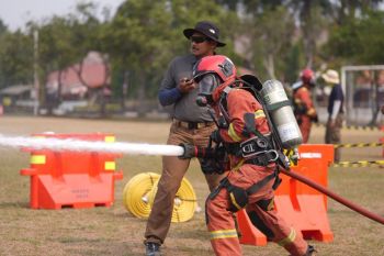 Jaga kesiapsiagaan darurat, Kilang Plaju gelar Agility Test Fireman