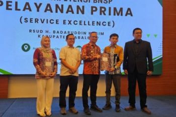 50 Karyawan RSUD H Badaruddin Kasim kantongi sertifikat BNSP