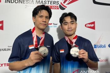 Yeremia/Patra gagal raih gelar Indonesia Masters 2026 di Pontianak