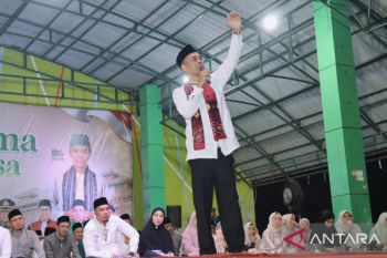 Tabligh Akbar di Kota Rengat, ribuan masyarakat ikut doa bersama