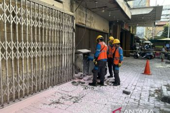 Kapolsek pastikan asap hitam di Pasar Baru akibat korsleting gardu