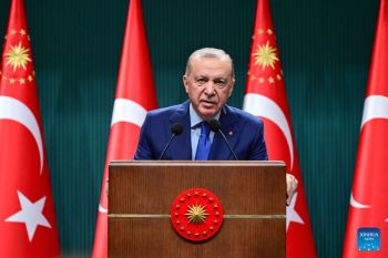 Erdogan dorong Emir Qatar tingkatkan tekanan terhadap Israel