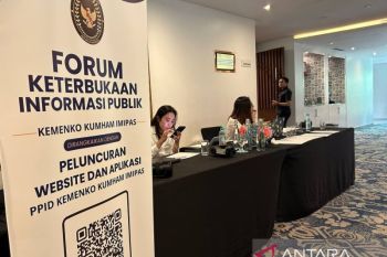Kemenko Kumham Imipas luncurkan website dan aplilasi PPID
