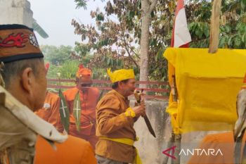 Kedamangan Kahayan Hilir gelar ritual meminta hujan di Pulpis