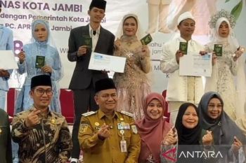 Baznas Jambi manfaatkan dana ZIS untuk nikahkan 14 pasangan mustahik