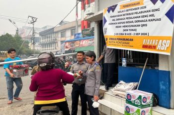 Dishub Kota Pontianak terapkan bayar retribusi non tunai di Pelabuhan Seng Hie