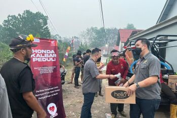 Aksi Honda Kalbar peduli di tengah kabut asap Kalimantan