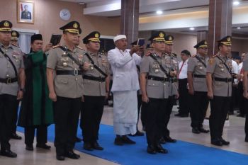 Kapolda Kalteng tekankan pejabat baru segera sesuaikan diri dengan tugas
