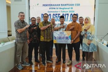 PTPN IV Regional III kucurkan Rp3,6 miliar CSR sepanjang semester pertama 2026