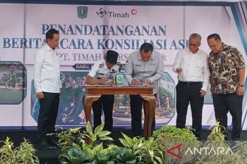 PT Timah serahkan aset lahan di Pantai Tanjungpendam ke Pemkab Belitung