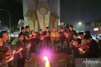 Jurnalis Jambi gelar doa bersama untuk keselamatan pewarta foto hilang kontak