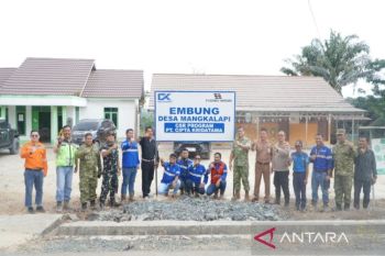 Cipta Kridatama dukung ketahanan air bersih di Mangkalapi lewat pembangunan embung