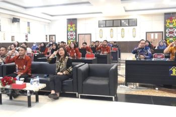 Kemenkum Kalteng ikuti penyampaian 'feedback' hasil penilaian kompetensi 2026