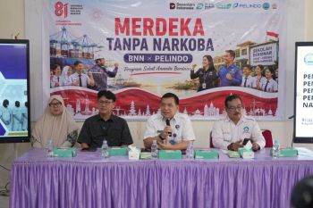 Pelindo Regional 4 gandeng BNN edukasi  bahaya narkoba pada pelajar