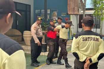 PLN UPP KLB 3 bersama Polsek Pahandut perkuat kesiapan satpam