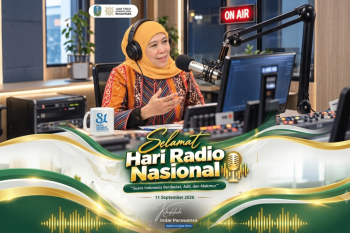 Khofifah dorong radio perkuat kedaulatan informasi