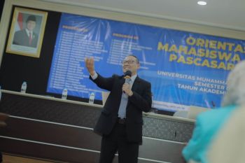 Orientasi mahasiswa baru Pascasarjana UMS, tekankan tanggung jawab intelektual mahasiswa