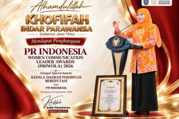 Khofifah raih PRIWOLA 2026 sebagai kepala daerah perempuan bereputasi