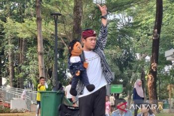 Ruang ramah anak melalui dongeng di Taman Siliwangi Cibinong