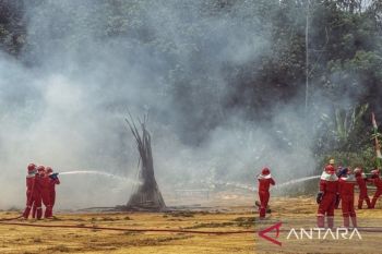 BPBD dan DLH Kutim apresiasi kontribusi PT EBL tangani Karhutla