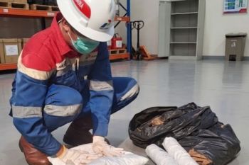 Pertamina EP Prabumulih Field olah limbah sabut kelapa jadi alat penanggulangan tumpahan minyak