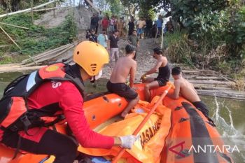 Tim SAR temukan bocah tenggelam di Sungai Komering Sumsel