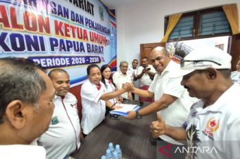 KONI Papua Barat verifikasi berkas dua bakal calon ketua umum