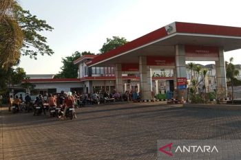 Antrean kendaraan di SPBU di Gowa kembali normal