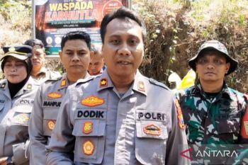 Polres Magetan siagakan posko pemantauan karhutla lereng Gunung Lawu