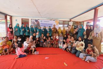 Ada kenaikan berat badan anak stunting dari program makan PKK Makassar