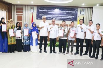 Kemenkum Kalsel terbitkan badan hukum bagi 13 UMKM di HSU