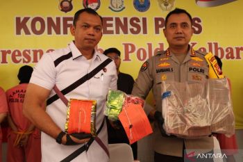 Polda Kalbar ungkap dua kasus narkotika dengan BB hampir 2 kilogram