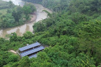 Energi dari langit untuk sawah tadah hujan di Sawahlunto