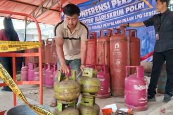 Polri bongkar penyalahgunaan LPG subsidi di Tangsel