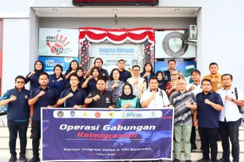 Imigrasi Belawan: Operasi gabungan perkuat pengawasan orang asing