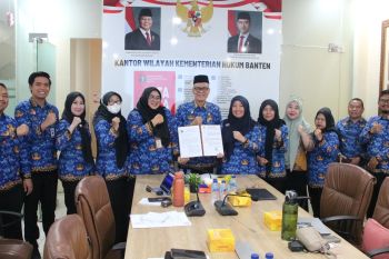 Kanwil Kemenkum Banten bahas tiga rancangan peraturan