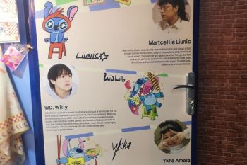 Tiga ilustrator Indonesia kemas karya seni Disney bertema jajanan pasar