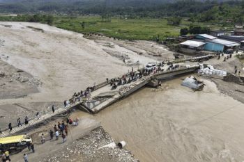 Kementerian PU bergerak cepat tangani Jembatan Aih Bobo terdampak banjir