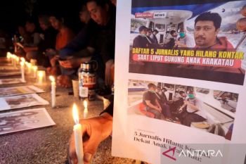 IJTI Sulsel gelar doa bersama harapkan keselamatan korban lima jurnalis