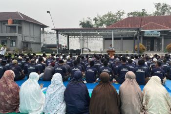 Lapas Kelas III Dharmasraya gelar salat istisqa ikhtiar meminta turun hujan