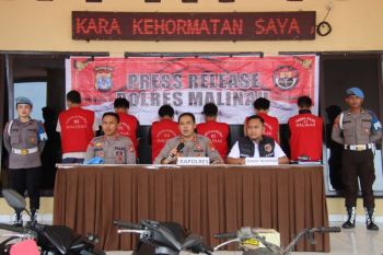 Polres Malinau tangkap lima orang diduga penadah curanmor
