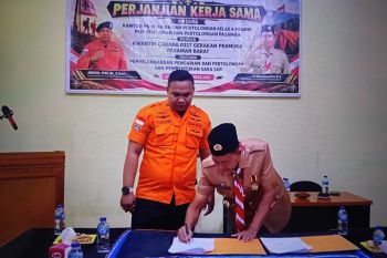 Pramuka dan Basarnas perkuat penanggulangan bencana di Pasaman Barat