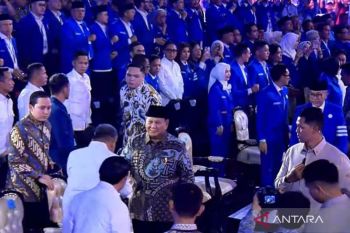 Prabowo hadir dalam perayaan HUT ke-28 PAN di Jakarta