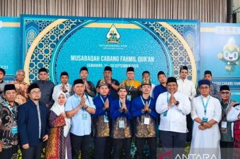 Sumsel raih medali emas Fahmil Quran di MTQ Nasional Semarang