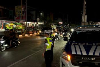 Ditlantas Polda Kaltara patroli Kamseltibcarlantas di 5 kabupaten/kota
